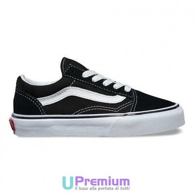 Vans Old Skool Classiche 2017 Nere Logo Bianco Bambino V00W9T6BT Scarpe ORIGINAL | eBay
