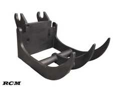 KUBOTA BUCKET MINI EXCAVATOR QUICK CONNECT THREE TINE GRAPPLE