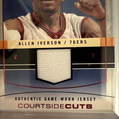 2003-04 Flair Final Edition Courtside Cuts Game Worn Jersey