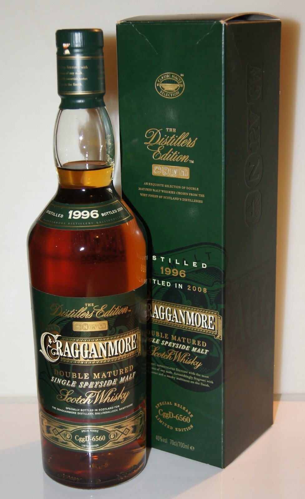 CRAGGANMORE Distillers Edition 1996 2008 Ruby Port Wood 40% CggD-6560 0.7L product image