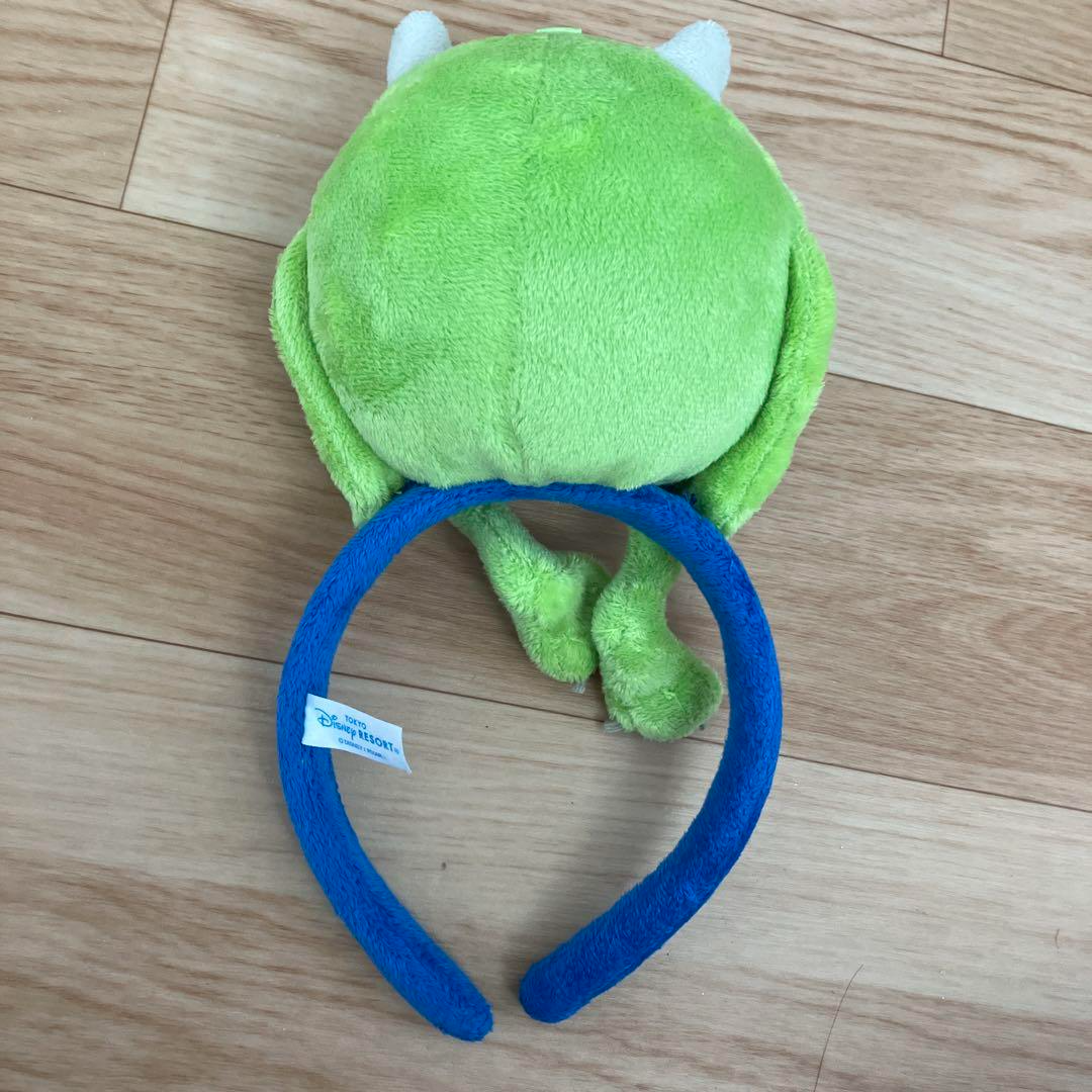 Disney Tokyo Resort Plush Ears Mike Head Band Wazowski Headband Monsters Mike Head Band Wazowski Headband Ears Monsters Inc Plush  main image 4
