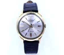 Vintage 1960's PAUL BREGUETTE 33 PXT Automatic 17 Jewel 10K Gold Filled Watch