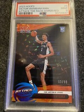 2023-24 NBA Hoops Victor Wembanyama RC POP 3! #1 AttackThe Rack /99 PSA 9🔥Asia!