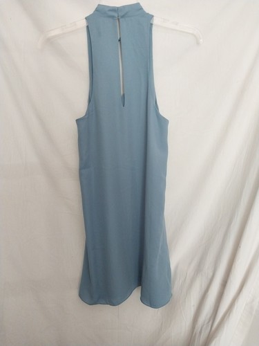 LuLus Women’s Light Blue Periwinkle Dress Medium Sleeveless Short Mini NWT - Picture 5 of 7