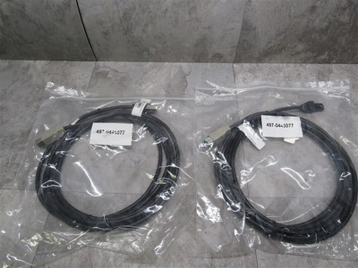 Lot of 2 NEW NCR 497-0445077 POS Cash Register Power Control Cable Black PWR-usb