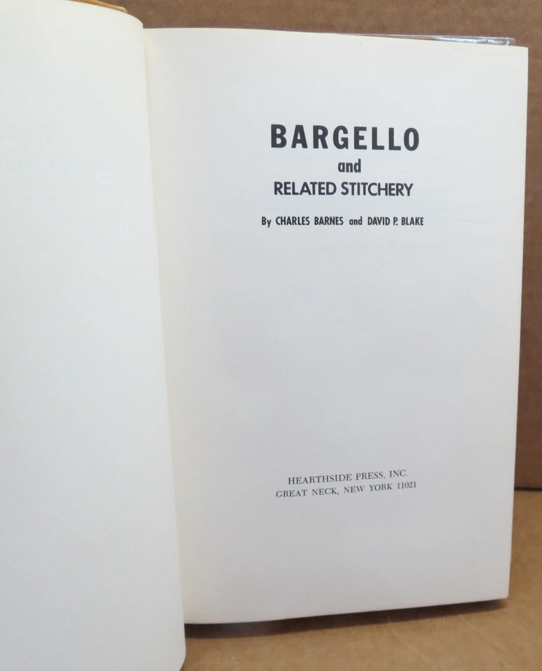 Bargello and Related Stitches в твердом переплете 1971 бывшая библиотека - Изображение 4 из 4