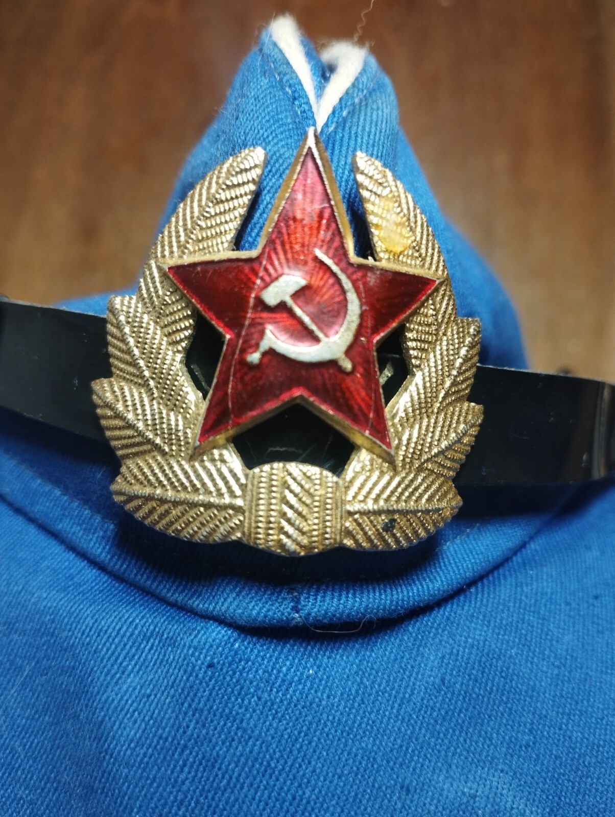 Soviet Navy Sailor Cap, Size 56, USSR Vintage — image 10