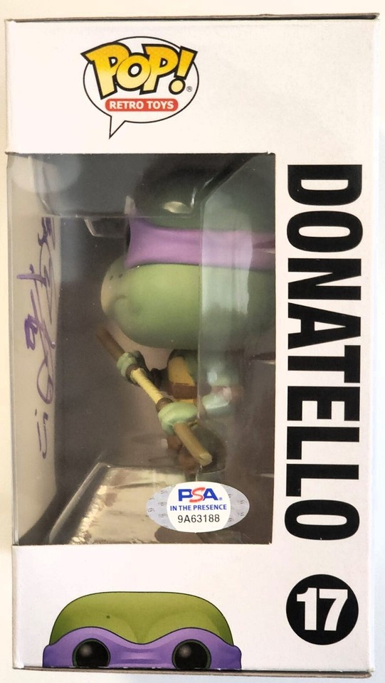 Corey Feldman TMNT DONATELLO Funko POP 17 Signed Autographed JSA eBay
