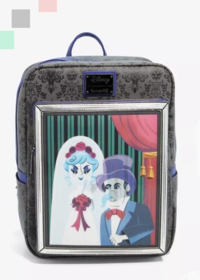 NWT The Haunted Mansion : The Bride Mini Backpack Loungefly Disney The Haunted Mansion Bride Lenticular Mini  main image 2