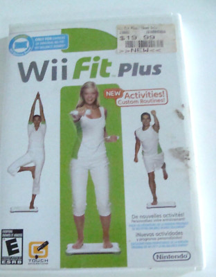 Wii Fit Plus Wii Game (2009) Fitness New Year Resolution  Orig Box, No Manual