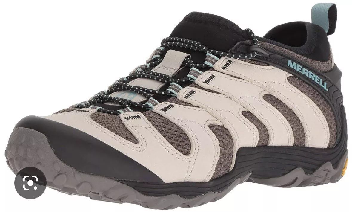 Merrell Women s Hiking Shoe US 7 Silver Lining Chameleon 7 Trail Stretch