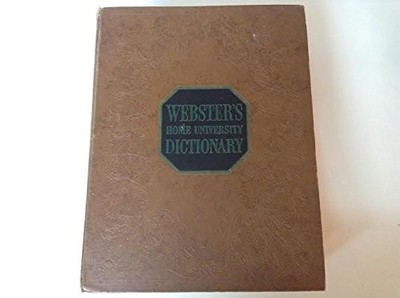 Webster's Home University Dictionary Large Type Edition