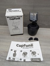WeatherTech CupFone Universal Adjustable Cup Holder Car Mount for Cell Phones.