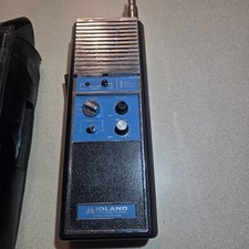   VINTAGE Midland 75-764B Handheld CB Radio 5W 3-Channel w/ Case - Non Tested
