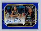 2024 Panini Select WNBA #CSA-DE Dana Evans Courtside Action Signatures Blue /49