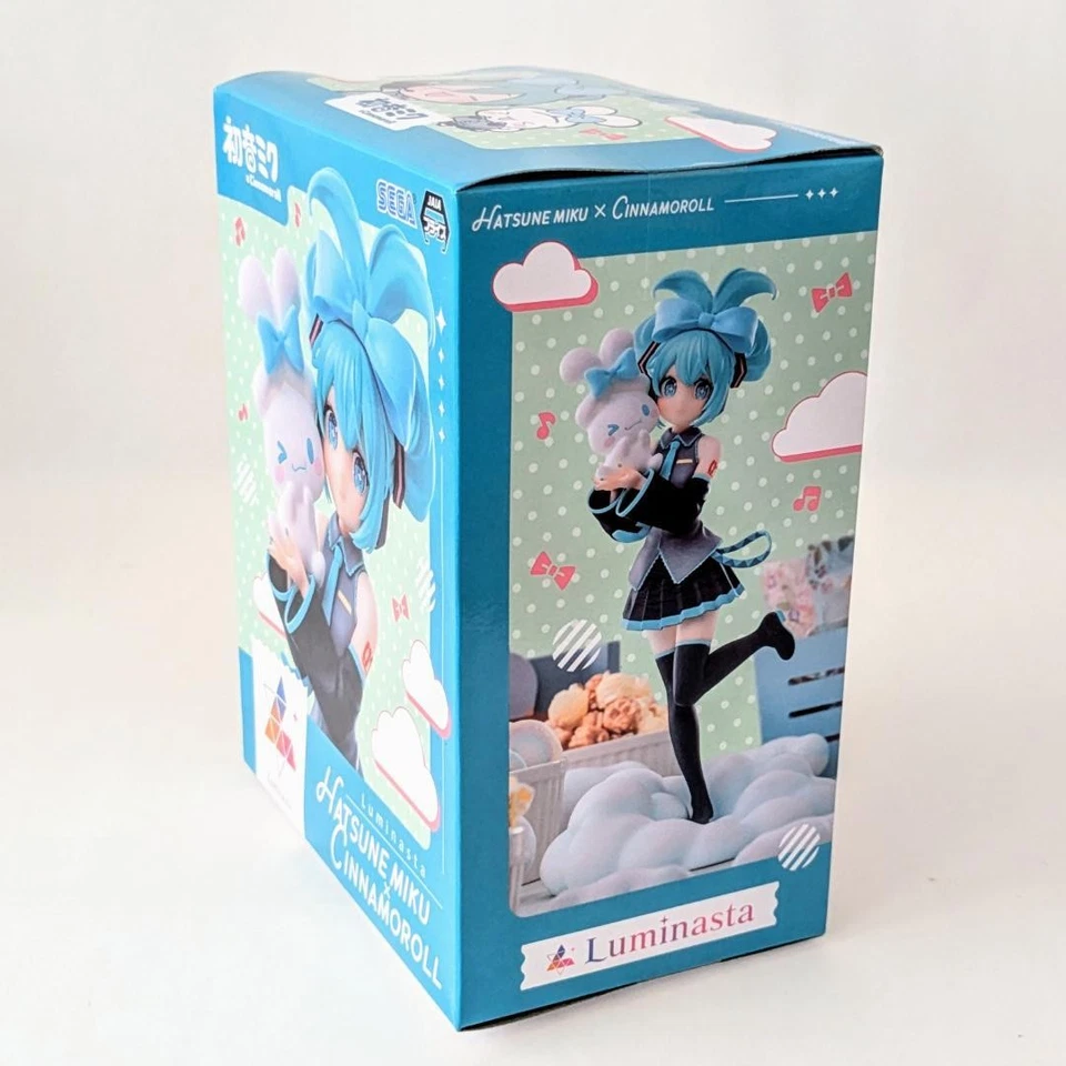 Figura HATSUNE Miku X CINNAMOROLL Luminasta SEGA SANRIO de Japón Foto 2 de 4