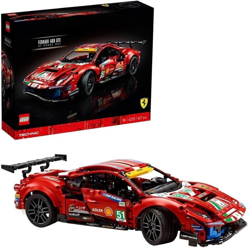 Lego Technic Ferrari 488 GTE 'AF CORSE #51'  42125 NEW in Box