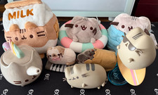 pusheen figure and plush stuffed animal tea pot some box exclusives Lot