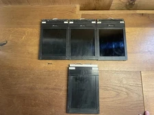 *READ : Exc+5* Lot of 1 Toyo & Lot of 3 Lisco Regal 4x5 Cut Film Holder From JPN