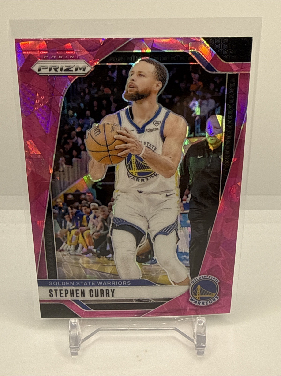 2024-25 Panini Prizm - Stephen Curry #134 Pink Ice Prizm