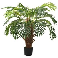 KüNstliche Palme Cycas Mit Topf 90 Cm GrüN