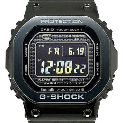 G-Shock GMW B5000GD 1 Full Metal Black IP Radio Solar High Brightness LED Light