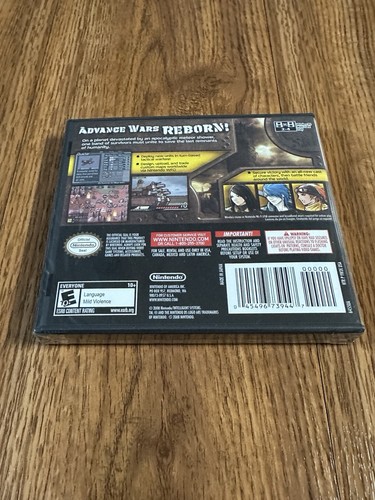 Advance Wars: Days of Ruin (Nintendo DS, 2008) New! Factory Sealed! Mint! - Picture 2 of 6