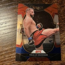 #6 Volkan Oezdemir 2023 Panini Select UFC Concourse Red Blue Silver Prizm SP #25