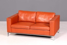 Stilvolles Original Walter Knoll Sofa der Serie Foster 503 Ledersofa 2er Couch
