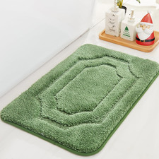 Bath Rugs Non-Slip Bath Mats for Bathroom, Soft and Absorbent Polyester Bath
