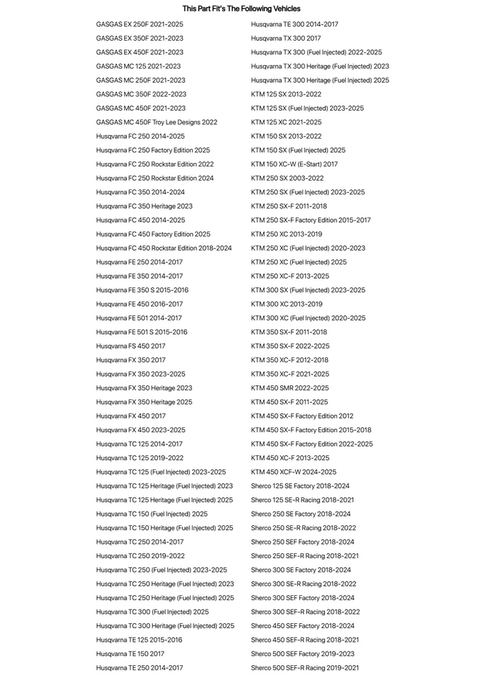 Línea de freno trenzada de acero para motocicleta Tusk azul para KTM 125 XC 2021-2023 Foto 4 de 4