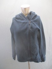 Nike Size XS Womens Black Cotton Blend Hooded Full Zip Activewear Jacket 242