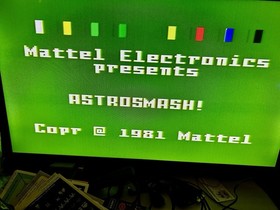 INTELLIVISION 2 CIB GAME LOT SPACE ARMADA /ASTROSMASH CLEANED & TESTED #1