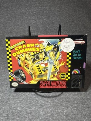 The Incredible Crash Dummies Super Nintendo Entertainment System SNES CIB 8