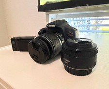 Canon EOS Rebel T7 24.1MP DSLR Camera w/ 18-55mm 50mm Lenses