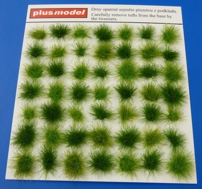 Plus Model 471 - 1:35 Zubehör Tufts of grass-green