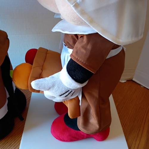 Gemmy Mickey Minnie Mouse Thanksgiving Pilgrim Porch Greeter Autumn Harvest - Picture 16 of 18