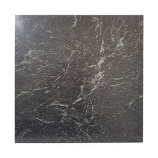 Floor Tiles Self Adhesive Vinyl Flooring Kitchen Bathroom Marble Effect Black