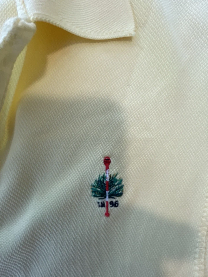 Camiseta polo de golf Sport Haley amarilla para mujer talla S Foto 2 de 4