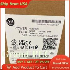 New Sealed Allen Bradley 25B-D4P0N104 /A Powerflex 525 AC Drive 2HP 25BD4P0N104