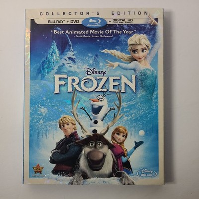 FROZEN (Two-Disc Blu-ray + DVD ) Collector's Edition Disney Blu ray Movie