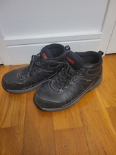 Orthofeet Mens Size 11.5 4E Black Leather Walking Shoes Gel Comfort