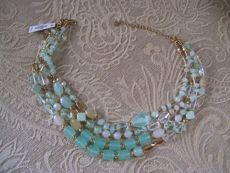 Talbots Multi Bead Adjustable Necklace  NWT