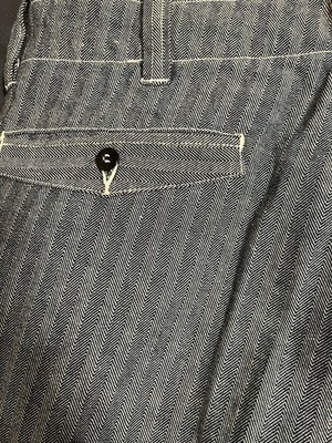 At Last & Co. Timeworn Clothing Herringbone Trousers 34- Made In