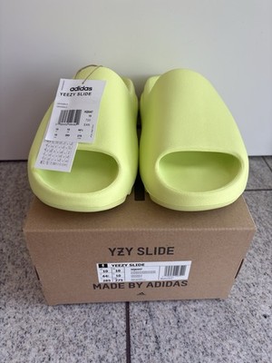 Yeezy Slide Glow Green Gr. 44,5 HQ6447   Neu & ungetragen mit OVP