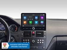 für Mercedes Benz C-Klasse Radio Navigation DAB DAB+ BT wireless Apple CarPlay