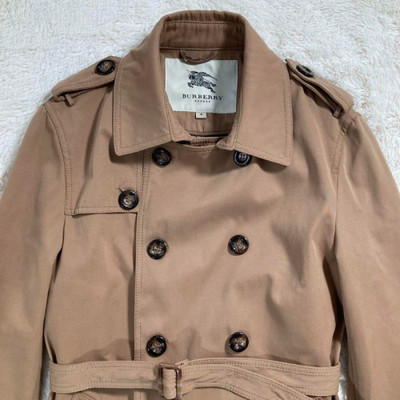 BURBERRY LONDON コート Burberry London Mid-Length Trench Coat with Belt [Brown/SizeM/VG