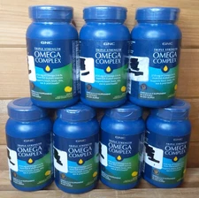 1 Bottle GNC Triple Strength Omega Complex 90 Count 3 6 9 Heart Health Exp 12/26