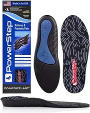 PowerStep ComfortLast Insoles, Cushioning Gel Orthotic Insole. 5002 Made USA