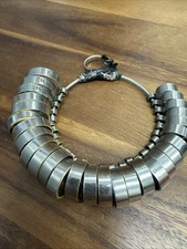 Vintage Jewelers Large Band Ring Sizer W/Half Sizes Up To Size 15